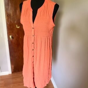 Knox Rose Terracotta Sleeveless Dress